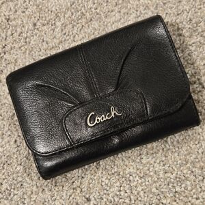 Coach Black Leather Wallet